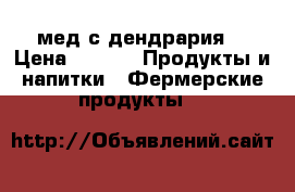 мед с дендрария! › Цена ­ 500 -  Продукты и напитки » Фермерские продукты   